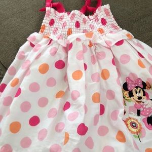Disney store toddler Minnie Mouse dress